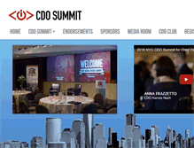 Tablet Screenshot of cdosummit.com